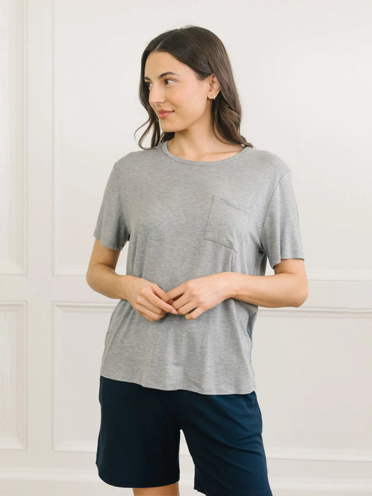 Women's Bamboo Stretch-Knit Lounge Tee - Last Chance