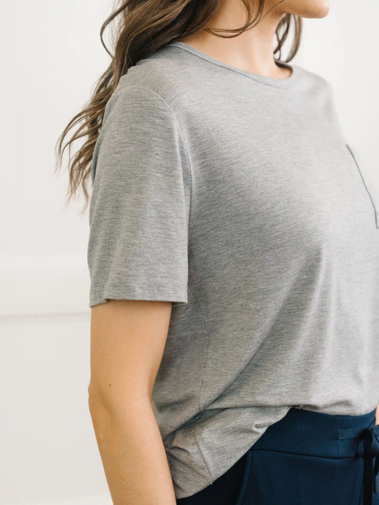 Women's Bamboo Stretch-Knit Lounge Tee - Last Chance