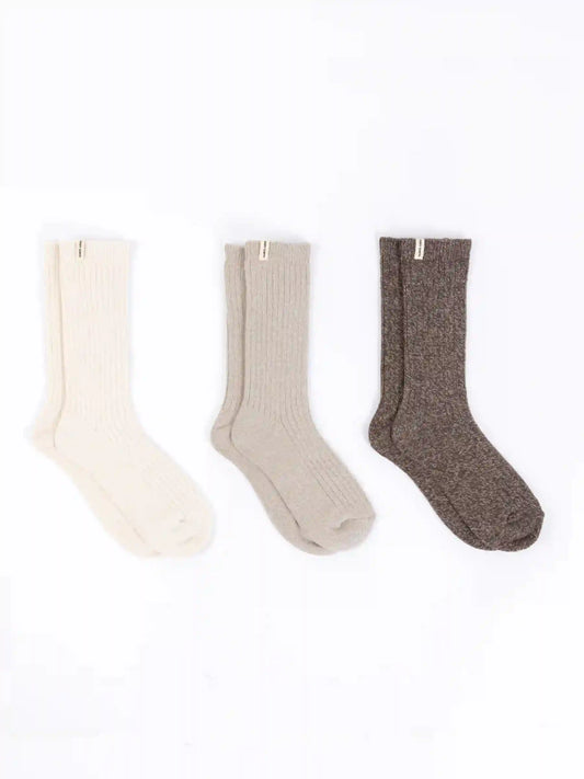 Men's Plush Lounge Calf Sock 3-Pack