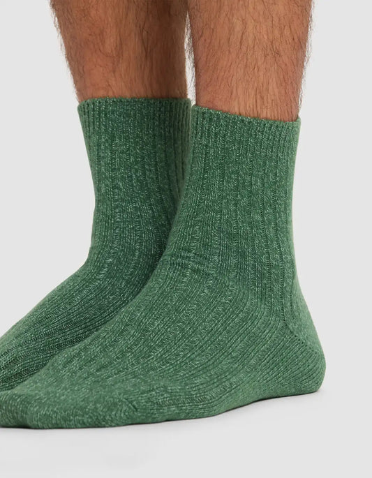 Men's Plush Lounge Quarter Sock 3-Pack
